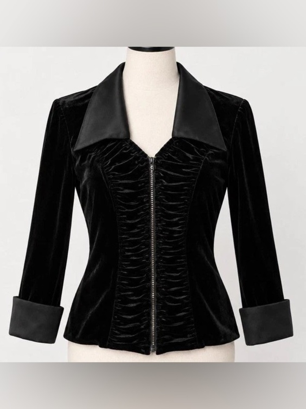 Vintage Victor Costa Velvet Rhinestone Jacket